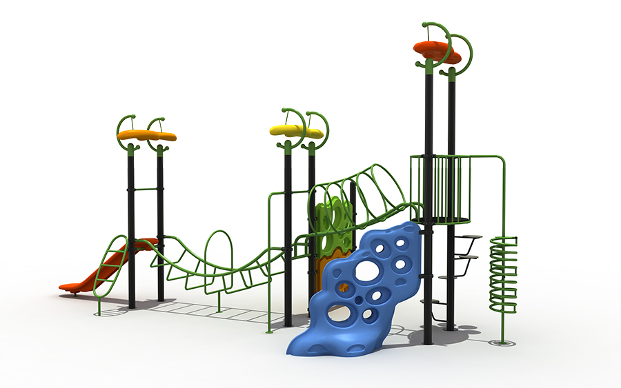 子供のための遊園地屋外プラスチックロッククライミングウォールプレイグラウンドプレイセット