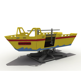 遊園地屋外海波ロッキングボート遊び場シェイクライダープレイセット機器