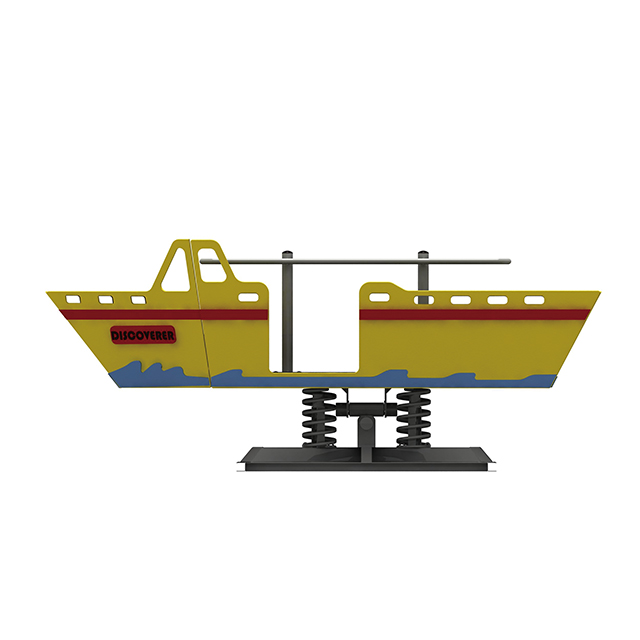 遊園地屋外海波ロッキングボート遊び場シェイクライダープレイセット機器